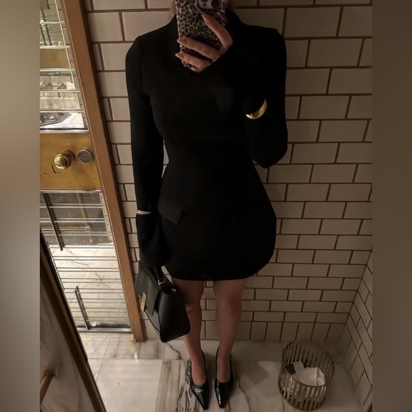 Heiress Beverly Hills Long Sleeve A Line Pocket Mini Dress Size Small NWT - Picture 13 of 15